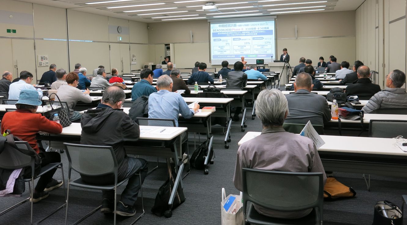 日本証券アナリスト協会
日経茅場町カンファレンスルームでの会社説明会